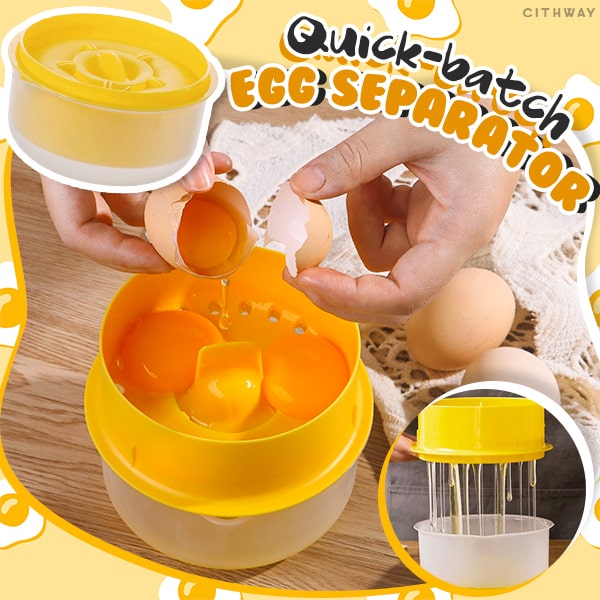 Cithway™ Quick-batch Egg Separator With Container
