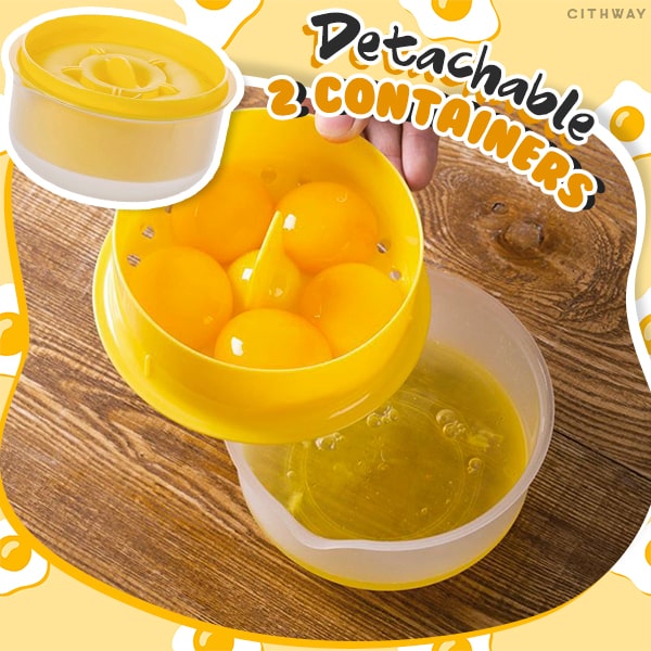 Cithway™ Quick-batch Egg Separator With Container